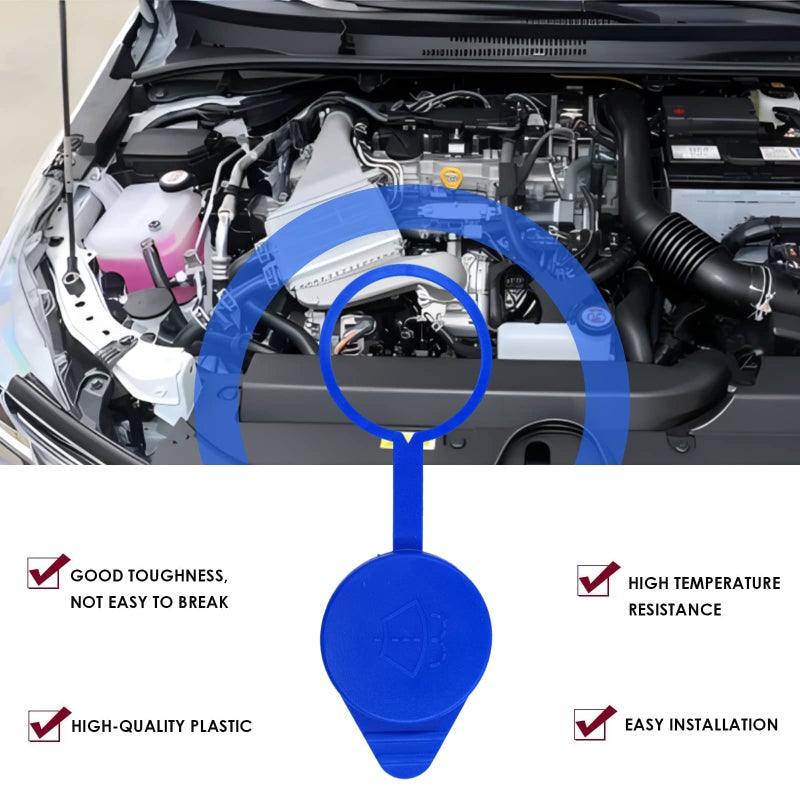 TOPCNOEM Windshield Washer Fluid Reservoir Cap - KT1Z17632A  CP9Z-17A605-A  Replacement For Ford Focus 2012-2018 - Image 3